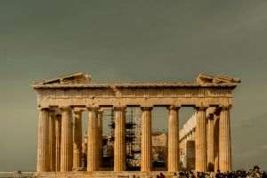 African sandstorm and torrential rain disrupt transport in Greece